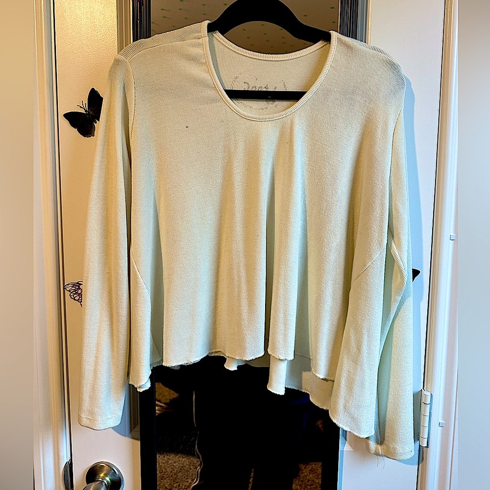 Crop oversized top